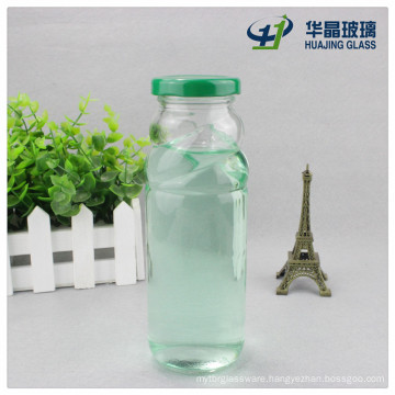 11oz 330ml High Flint Glass Apple Vinegar Bottle with Sealed Metal Lid